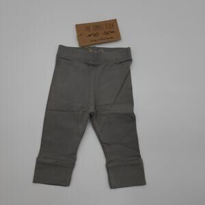 The Simple Folk The Ribbed Legging in Lead Gray Size Newborn